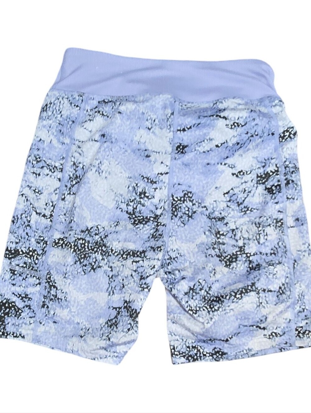 tek gear Lavender Marble Print Bike Shorts - Picture 3 of 7